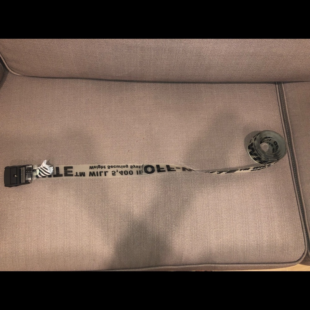 Off-White Transparent Belt